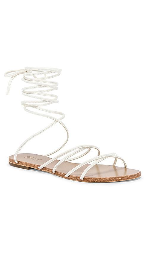 RAYE Collette Sandal in White. Size 6, 6.5, 7.5, 9, 9.5. Product Image