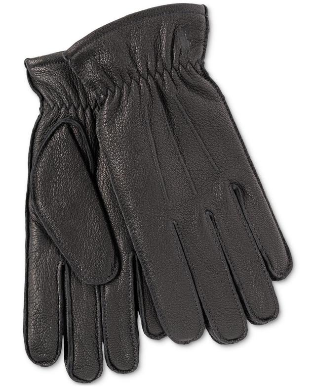 POLO RALPH LAUREN Men's Full Grain Leather Glove In Black Product Image