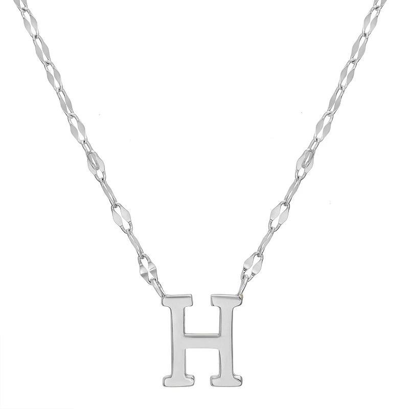 Paige Harper Initial Necklace, Womens H Sterling Product Image