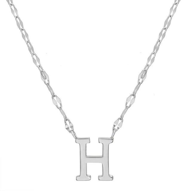 Paige Harper Initial Necklace, Womens H Sterling Product Image