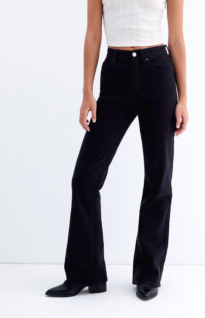 Women's Stretch High Waisted Bootcut Jeans - Product Image