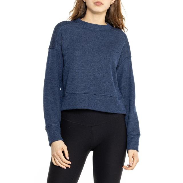 SmartWool Recycled Terry Cropped Sweatshirt - Merino Wool Product Image