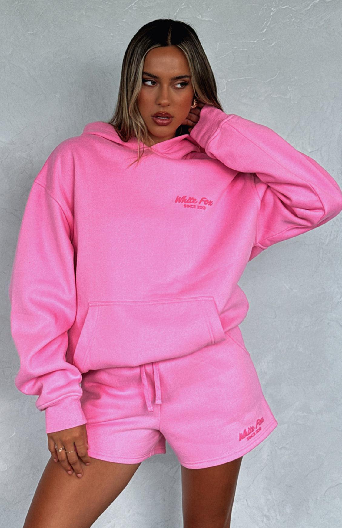 Leisure Edition Oversized Hoodie Pink Product Image