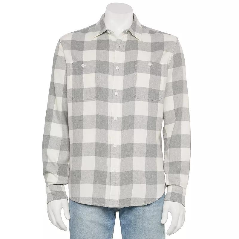 Mens Sonoma Goods For Life Supersoft Flannel Button-Down Shirt Product Image