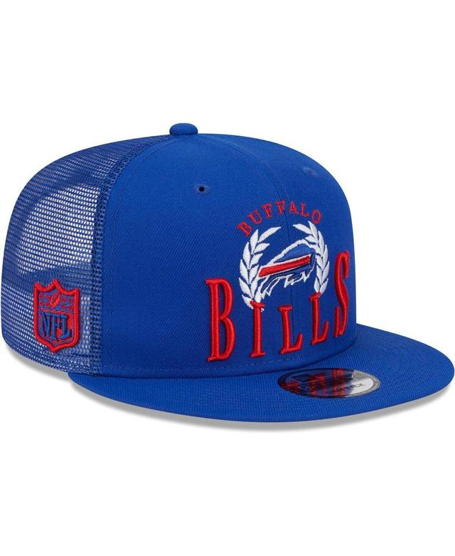 Mens New Era Royal Buffalo Bills Collegiate Trucker 9FIFTY Snapback Hat Product Image