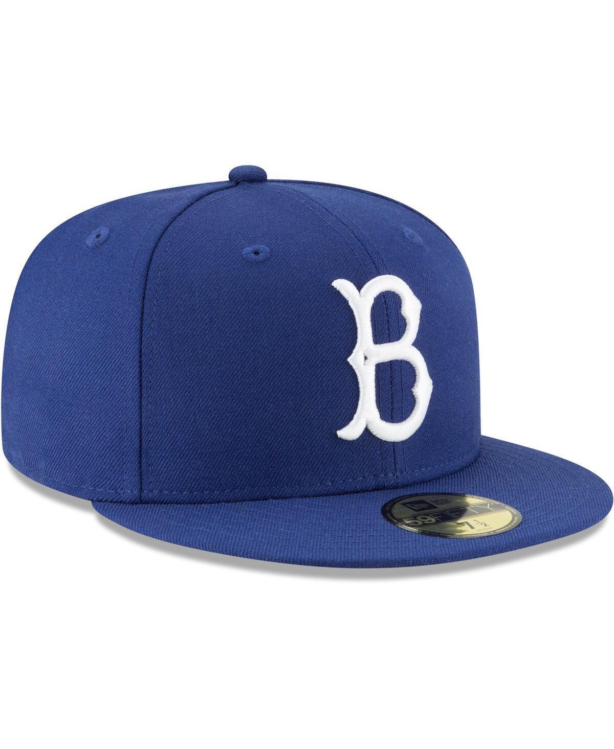 Mens New Era Royal Brooklyn Dodgers Cooperstown Collection Wool 59FIFTY Fitted Hat Product Image