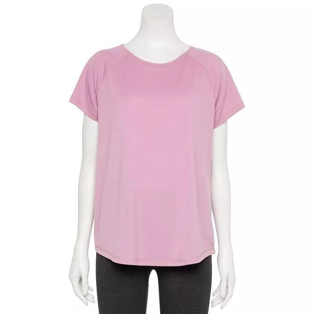 Womens Tek Gear Adaptive Core Raglan Tee Maiti Pink Product Image