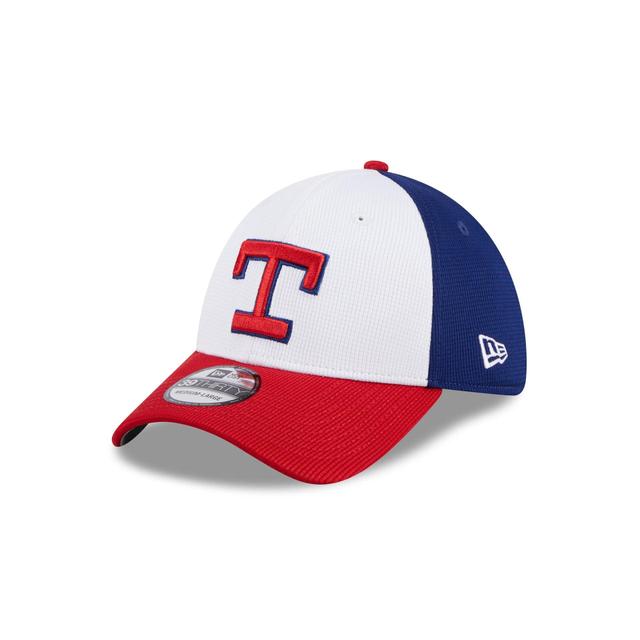 Texas Rangers 2024 Batting Practice 39THIRTY Stretch Fit Hat Male Product Image