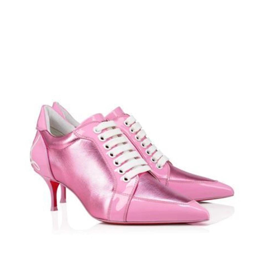 Leather Pumps In Pink Product Image