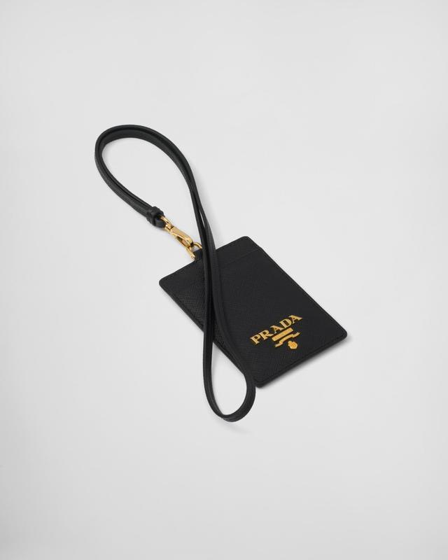 Saffiano Leather Badge Holder Product Image