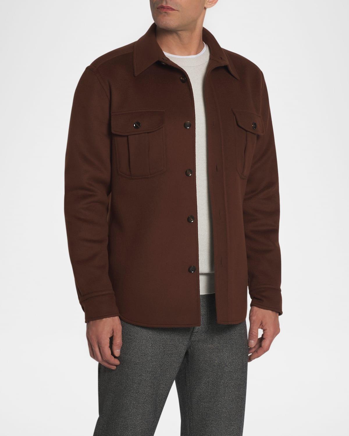 Men's Wool-Cashmere Overshirt Product Image