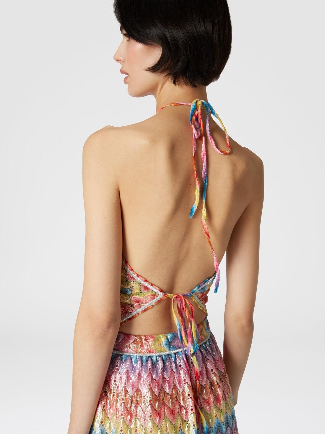 Coated cotton-blend lace handkerchief top Multicoloured | Missoni Product Image