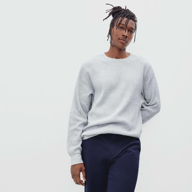 Mens Waffle Long-Sleeve Crew T-Shirt by Everlane Product Image