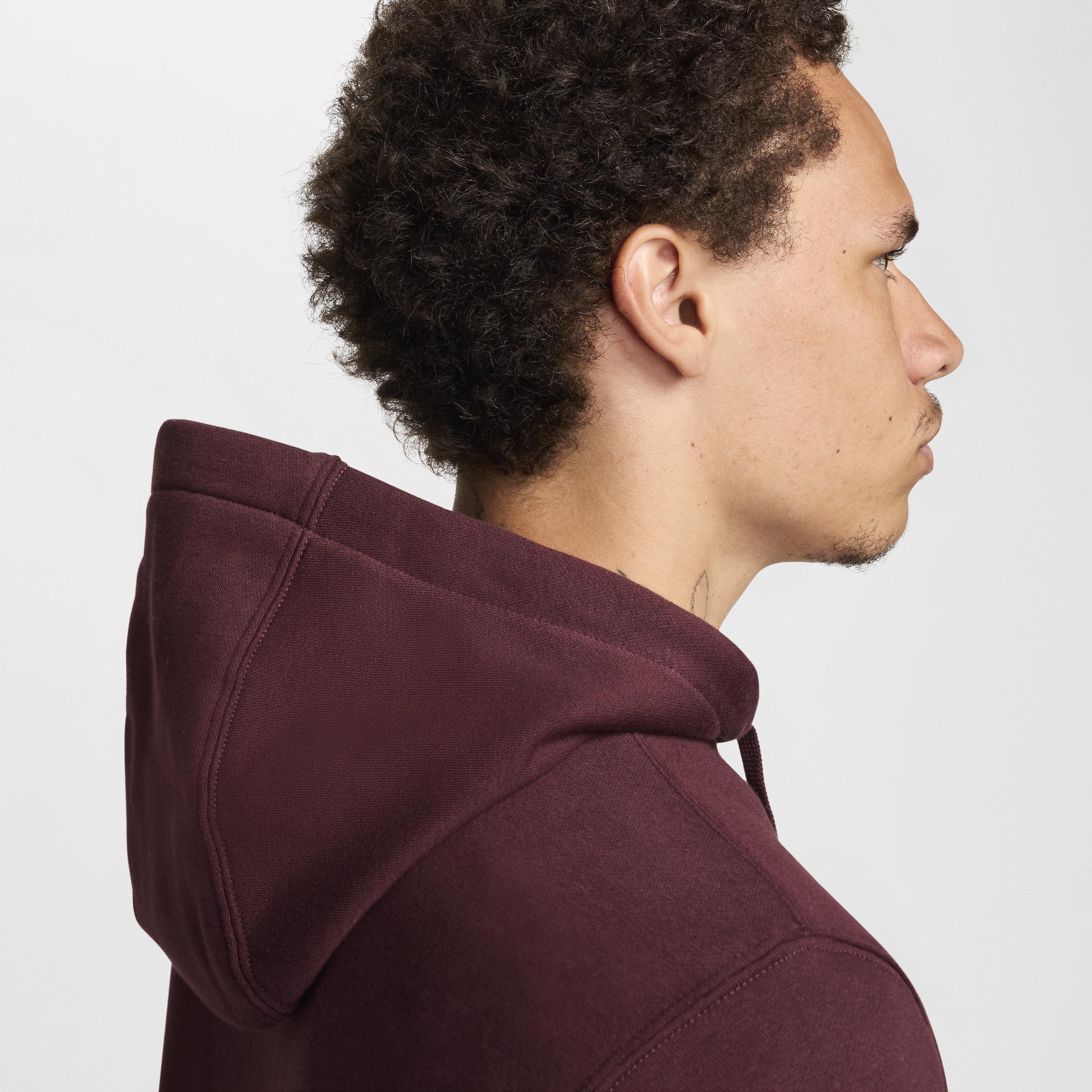 Nike Mens Nike Club Pullover Hoodie - Mens Maroon/Maroon Product Image