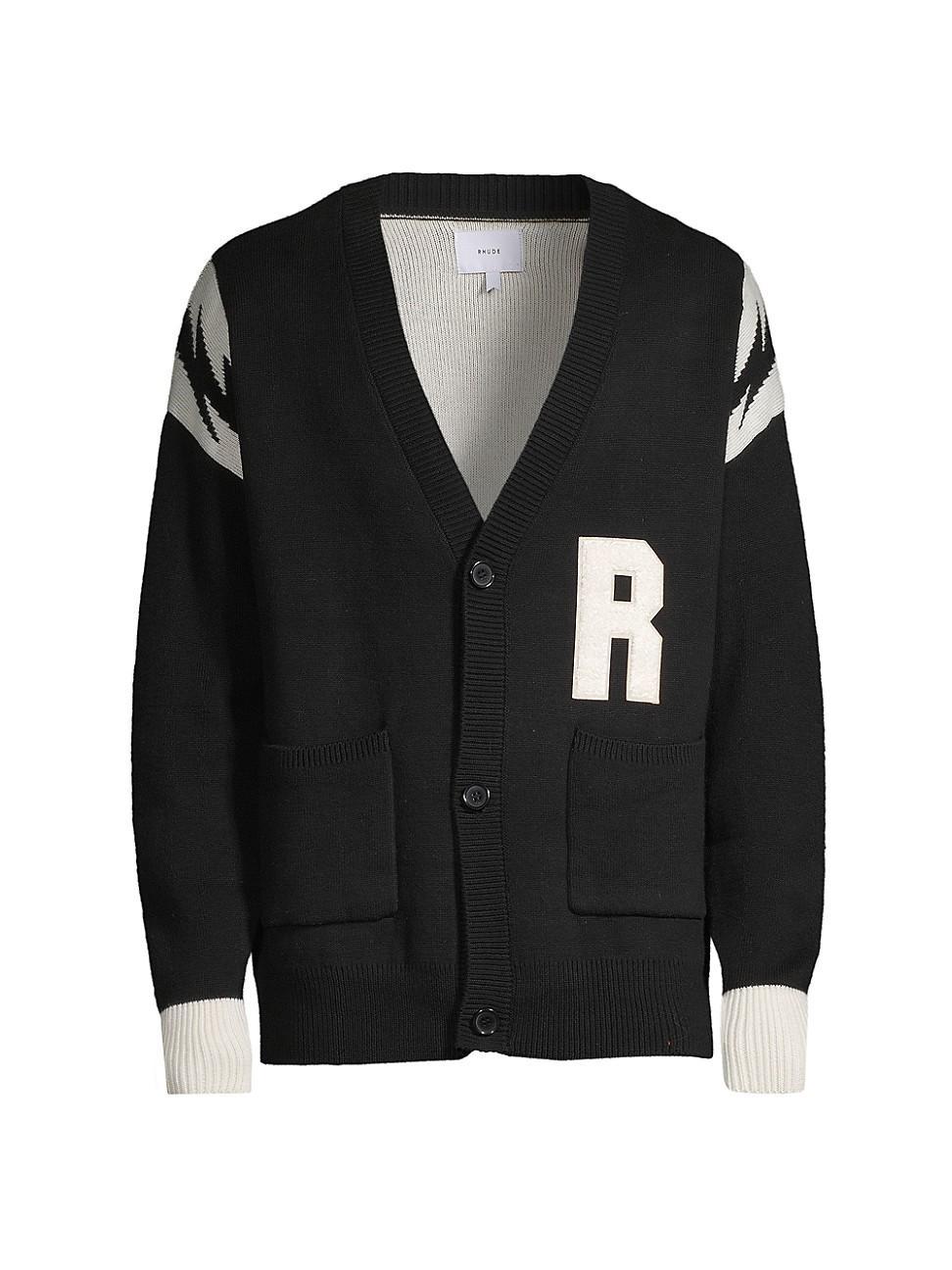 Mens Lightning Cotton-Cashmere Cardigan Product Image