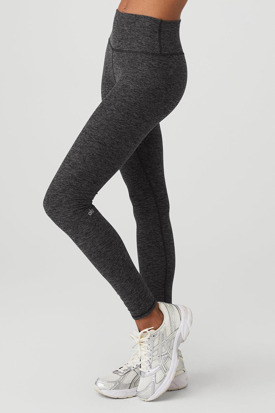 Alosoft High-Waist 7/8 Highlight Legging - Dark Heather Grey Female Product Image