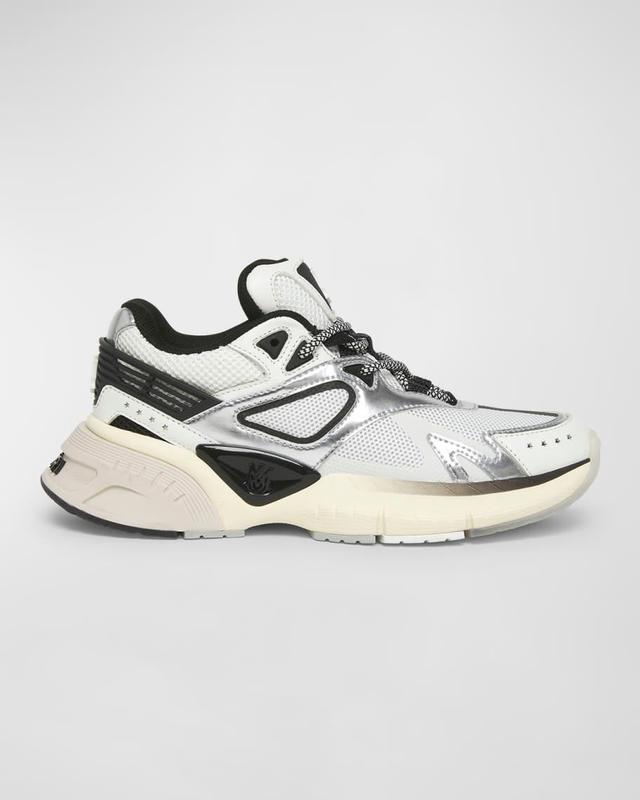 MA-1 Leather Mesh Runner Sneakers Product Image