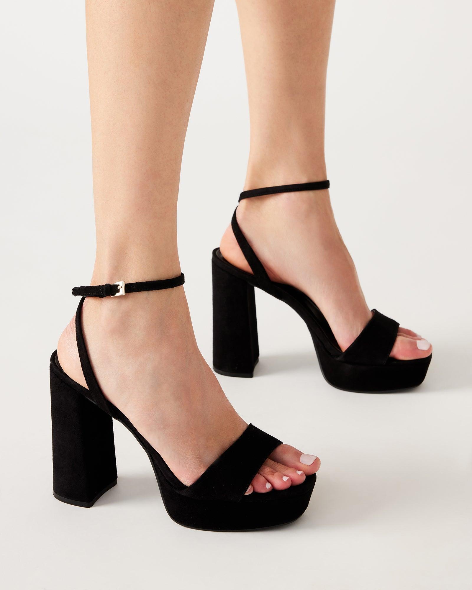 LESSA BLACK SUEDE Female Product Image