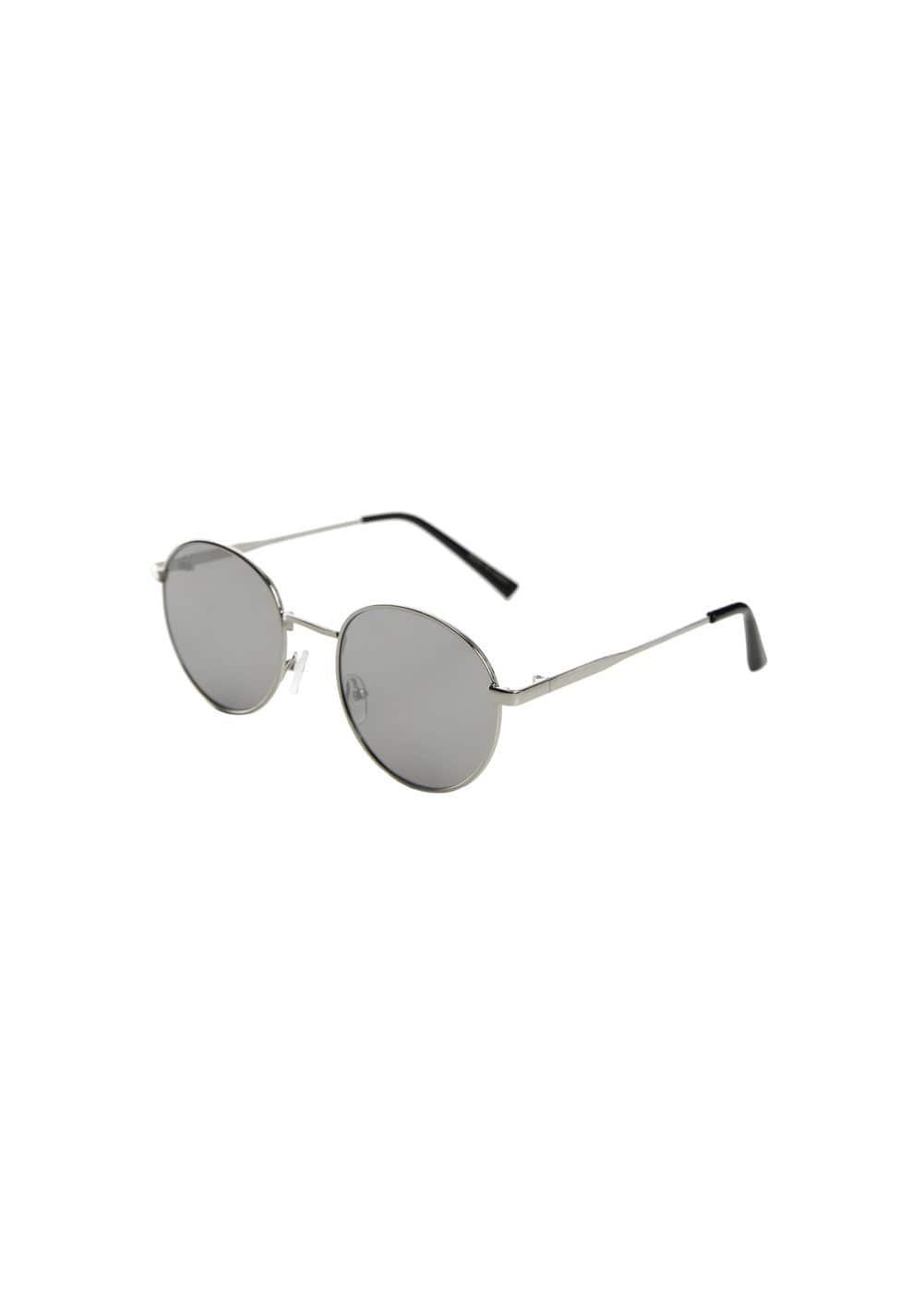 MANGO MAN - Round Metal Sunglasses - One size - Men Product Image