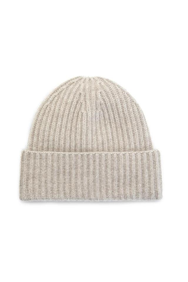 White+Warren Cashmere Luxe Ribbed Beanie Product Image