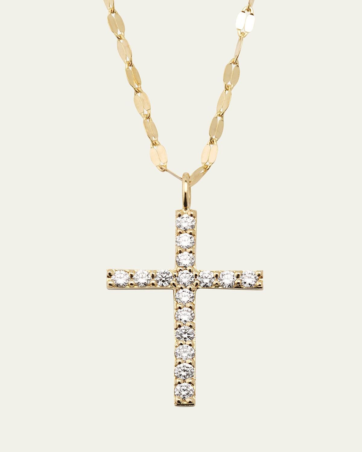 Lana Diamond Cross Pendant Necklace Product Image