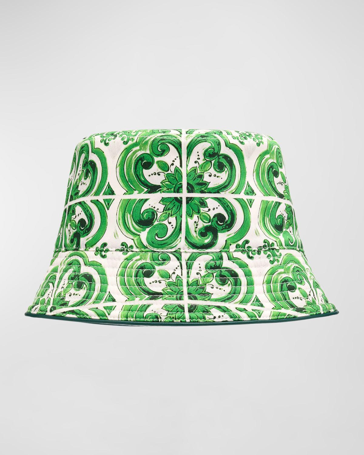 Mens Majolica-Print Bucket Hat Product Image