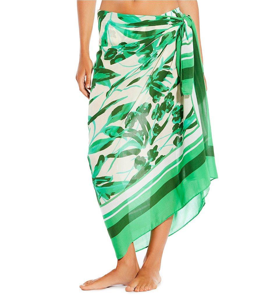 Antonio Melani Garden Party Classic Tie Pareo Sarong Swimsuit Cover-Up Product Image