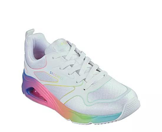 Skechers Womens Tres Air Uno Rainbow Roads Sneaker Product Image