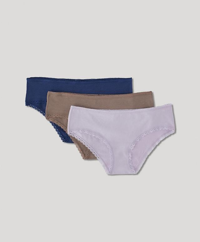 Womens Lace Cheeky Hipster 3-Pack 2XL Product Image