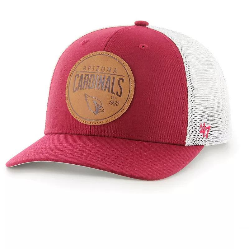 Mens 47 Cardinal Arizona Cardinals Leather Head Flex Hat Product Image