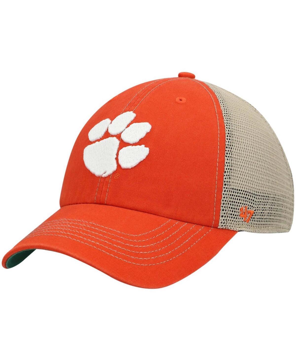 Mens 47 Clemson Tigers Trawler Trucker Snapback Hat Product Image