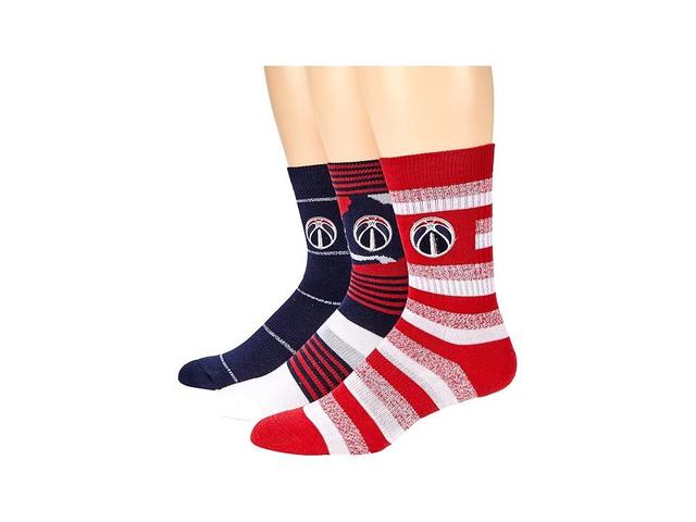 Stance Wizards Court 3-Pack Men's Crew Cut Socks Shoes Product Image