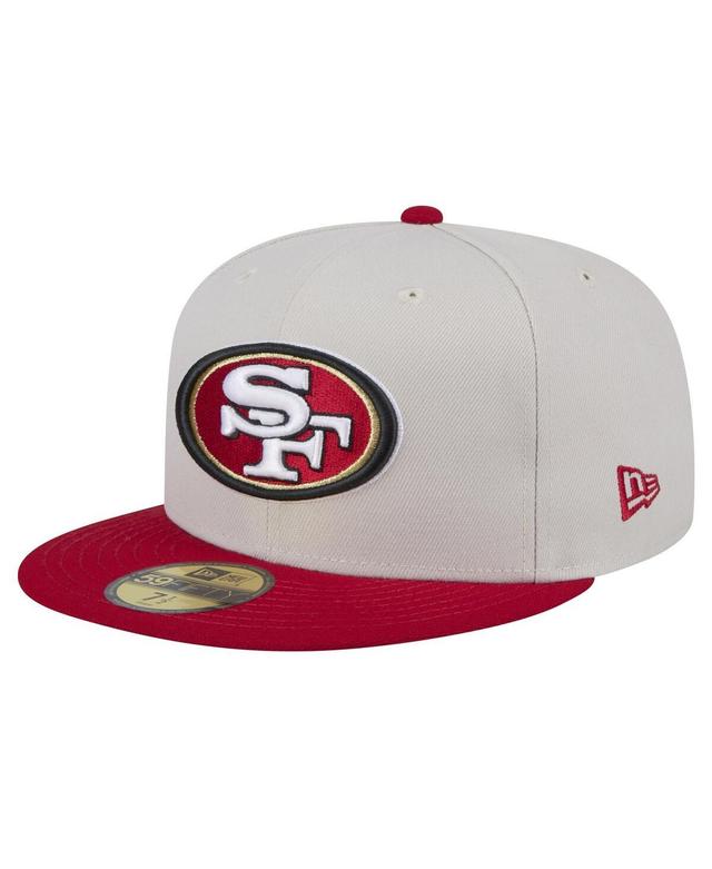 New Era Mens San Francisco 49ers Stoney 59FIFTY Fitted Hat - Stone Product Image