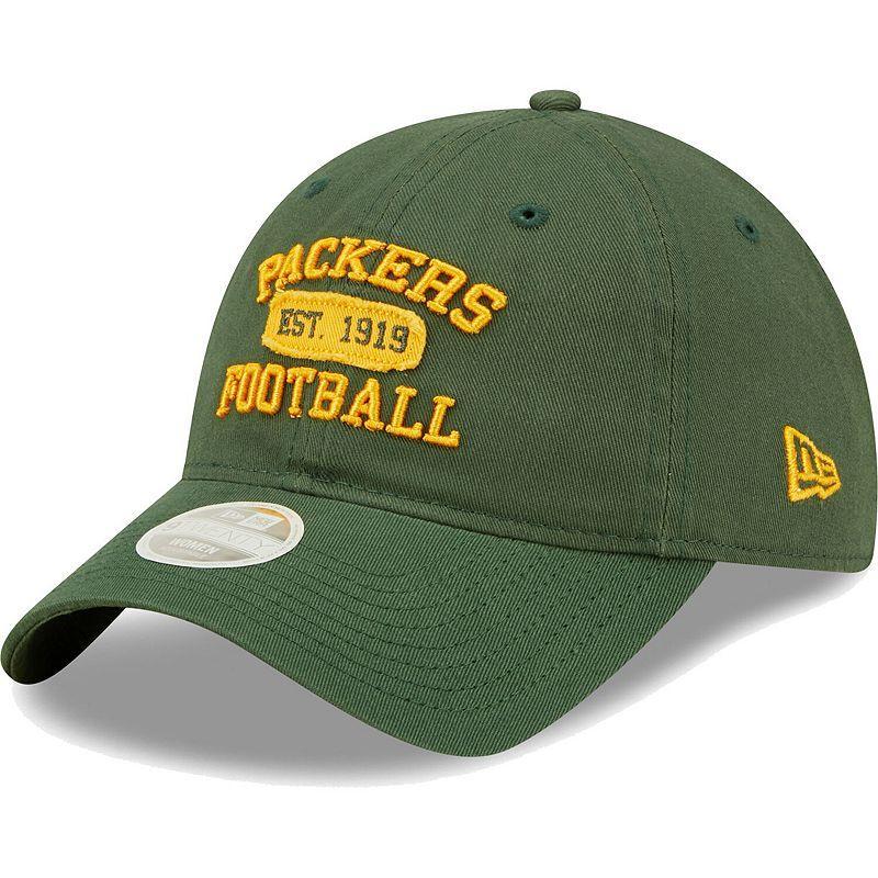 Womens New Era Green Green Bay Packers Formed 9TWENTY Adjustable Hat Product Image