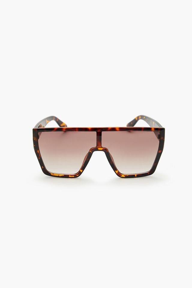 Tortoiseshell Shield Sunglasses | Forever 21 Product Image