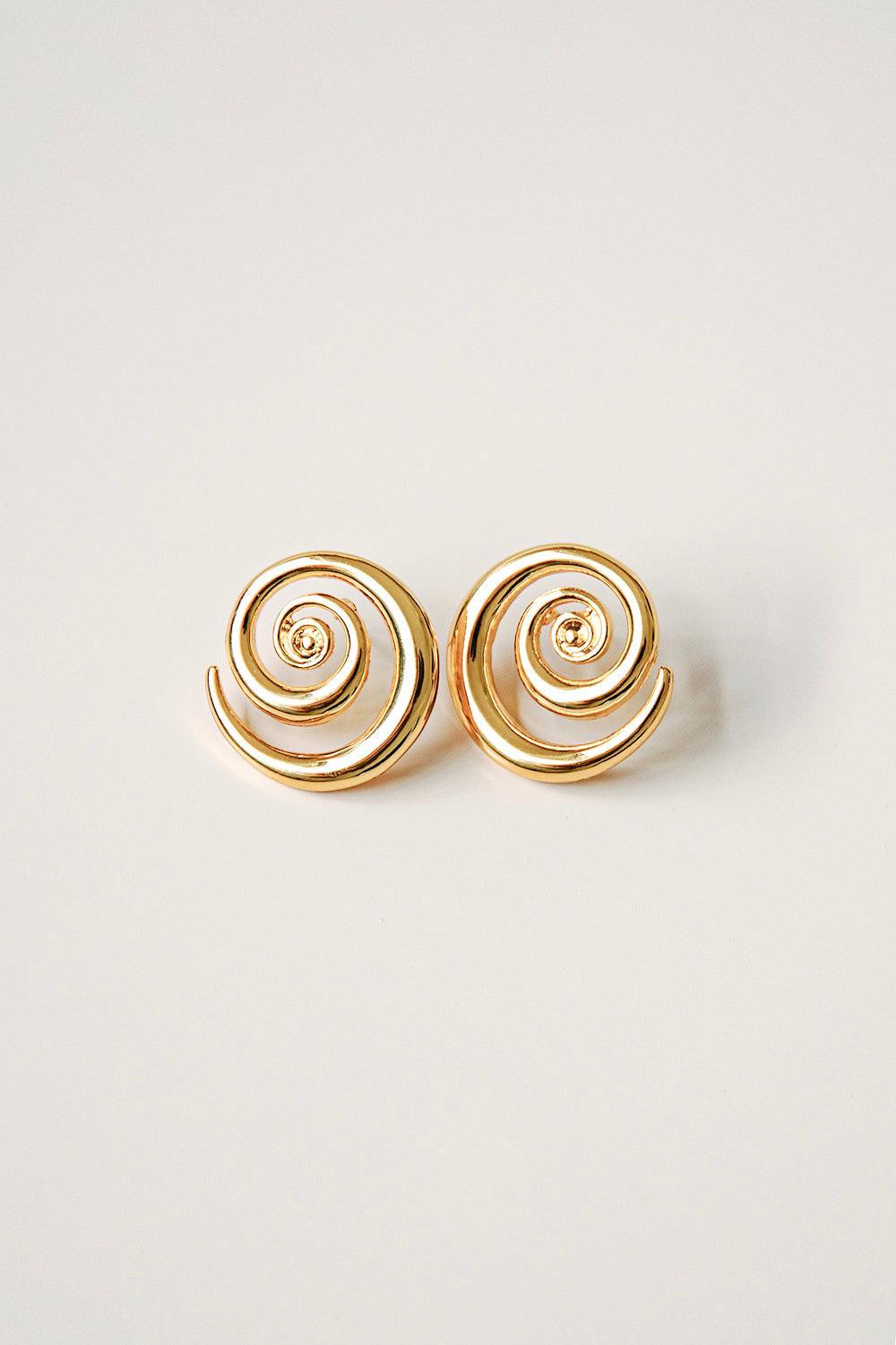 Scarlet Swirl Earrings Product Image