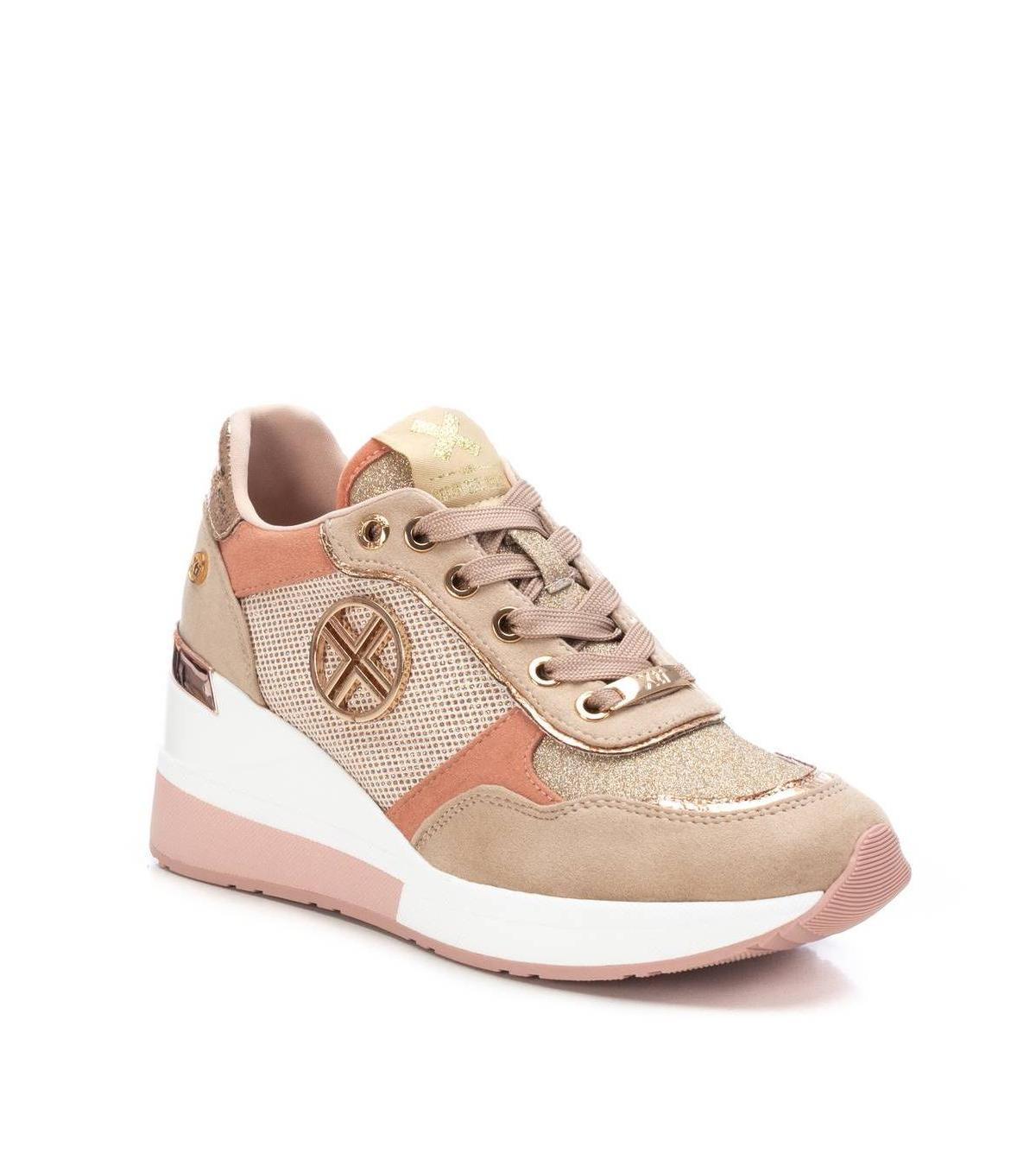 Xti Womens Wedge Sneakers Beige Product Image