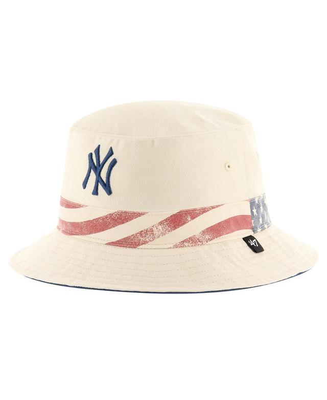 47 Brand Mens Khaki New York Yankees Glory Daze Bucket Hat Product Image