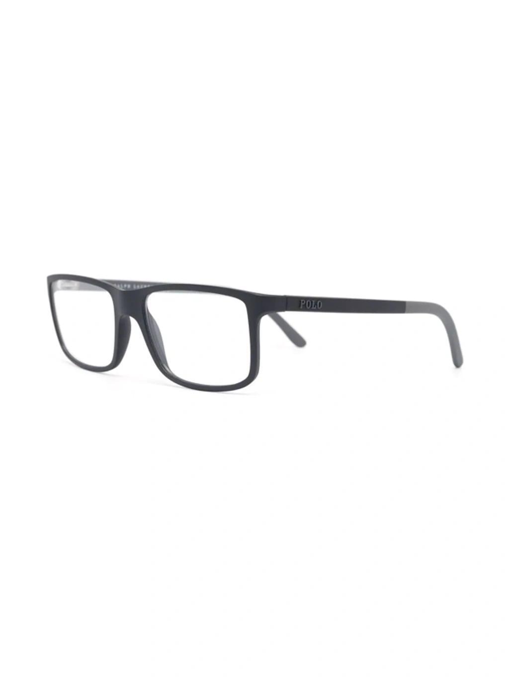 Wayfarer-frame Glasses In Grey Product Image