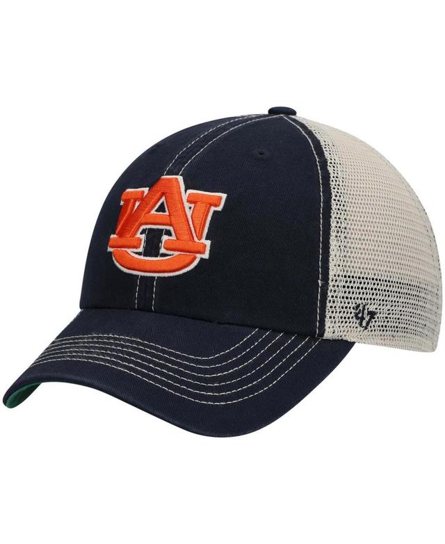 Mens Navy Auburn Tigers Trawler Trucker Snapback Hat Product Image