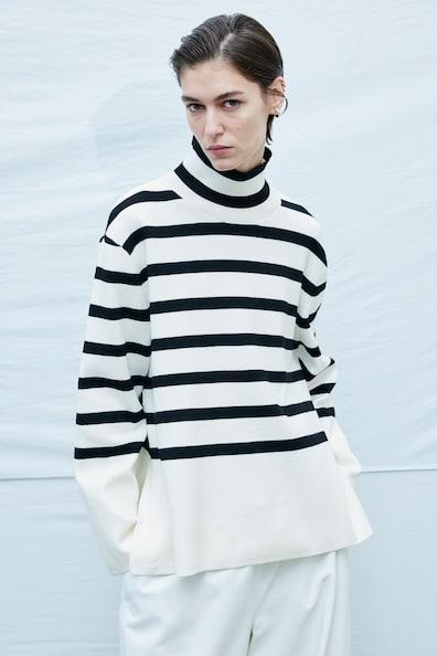 Mock Turtleneck Sweater Product Image