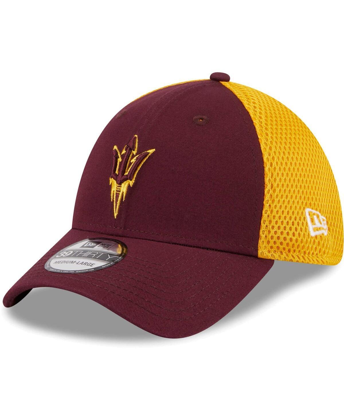 Mens New Era Maroon Arizona State Sun Devils Evergreen Neo 39THIRTY Flex Hat Product Image