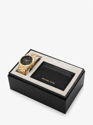 Oversized Slim Runway Watch and Card Case Gift Set Product Image