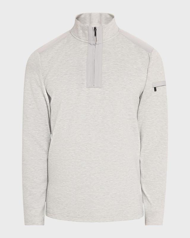 Mens Soft Touch Quarter-Zip Sweater Product Image