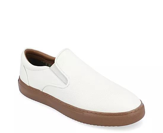 Thomas & Vine Conley Mens Leather Slip-On Sneakers Product Image