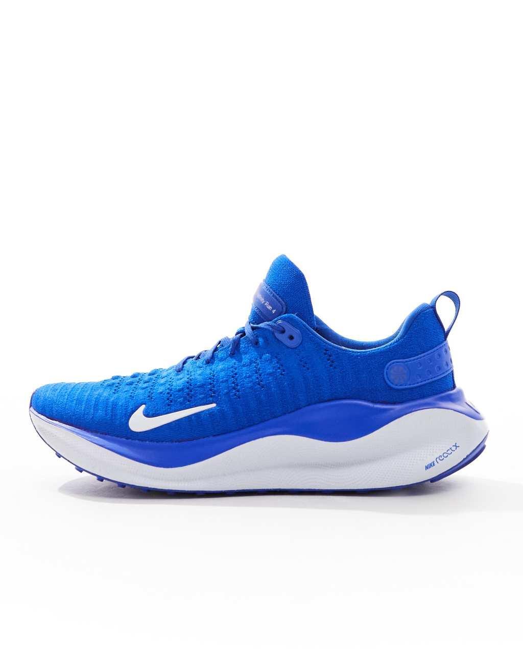 Nike Running Infinity Run 4 sneakers in blue and white Product Image