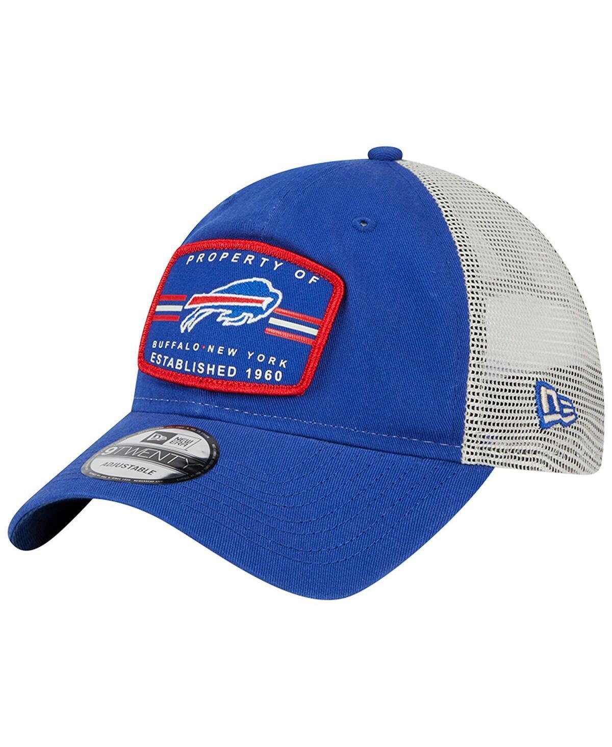 Mens New Era Royal Buffalo Bills Property Trucker 9TWENTY Snapback Hat Product Image