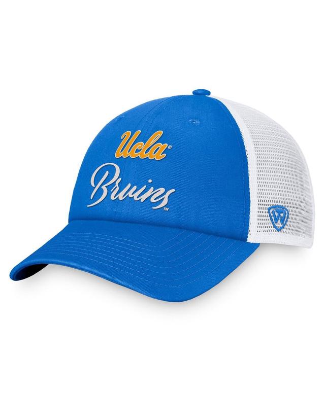 Womens Top of the World /White UCLA Bruins Charm Trucker Adjustable Hat Product Image