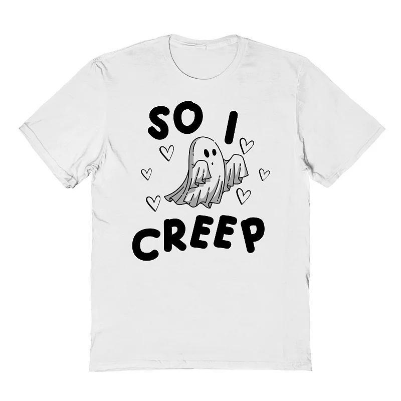 Mens So I Creep Halloween Graphic Tee Product Image