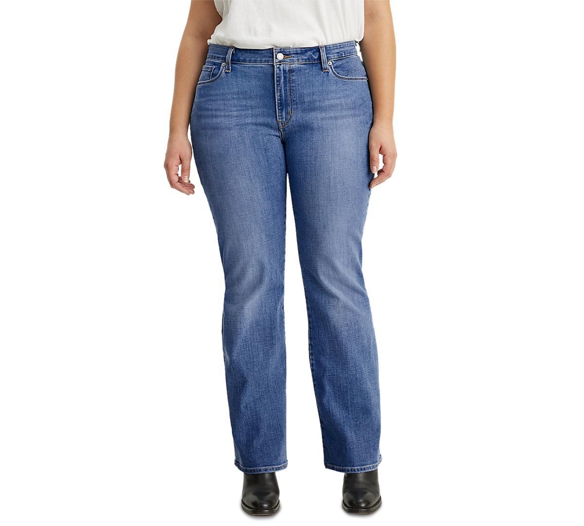 Plus Size Levis Classic Bootcut Jeans, Womens Med Blue Product Image